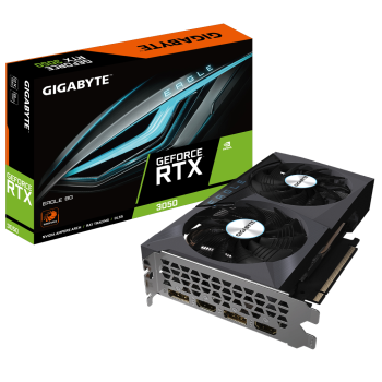 Відеокарта GeForce RTX 3050 GigaByte 8G (GV-N3050EAGLE-8GD), фото 1
