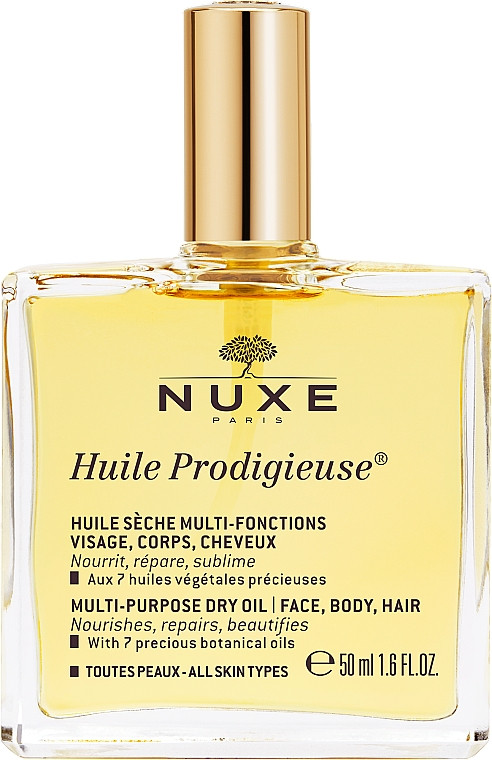 Нюкс Чудова суха олія  для шкіри та волосся Nuxe Dry Oil Huile Prodigieuse,  50 мл