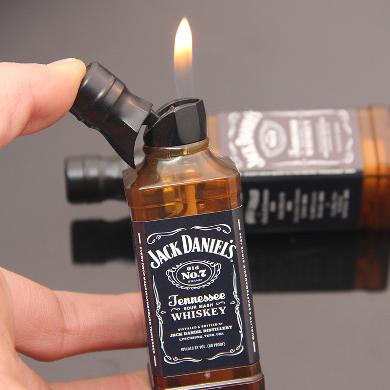 Креативна запальничка для пляшки віскі Jack Daniels