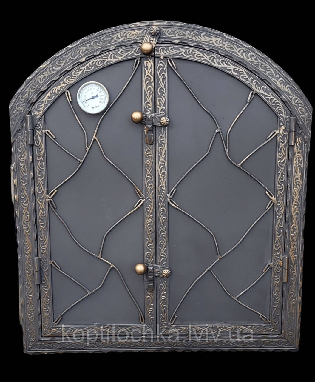 Дверуята для коптильні "Чорний ліс" утеплені 600*700