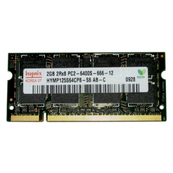 Модуль пам`яті SO DIMM DDR II 2GB PC6400 Hynix (HYMP125S64CP8-S6)