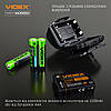 Налобний LED Ліхтарик VIDEX VLF-H055D 500Lm 5000K | Дальність 115м | USB-C | IP65 | Подвійне живлення, фото 10