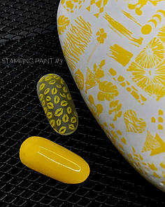 Лак для стемпінгу Crooz Stamping Paint №3 жовтий 8 мл