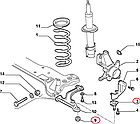 Кульова опора R15 Fiat Ducato 244, Peugeot Boxer 2, Citroen Jumper 2 (2002-2006), 1331640080, 364055, фото 5