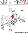 Кульова опора R15 Fiat Ducato 244, Peugeot Boxer 2, Citroen Jumper 2 (2002-2006), 1331640080, 364055, фото 6