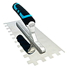 Шпатель зубчастий (гребінка) BIHUI з неіржавкої сталі (зуб 12 мм) 280Х120 мм, фото 3