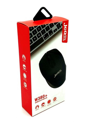 Безпровідна оптична мишка JEDEL W380+ для комп'ютера або ноутбука, фото 2