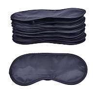 Маски для сну 10 шт., чорна, щільні маски на очі для гри в мафію