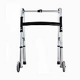 Ходунки крокуючі складні AIRM HEALTH з 2 колесами (8022), фото 2