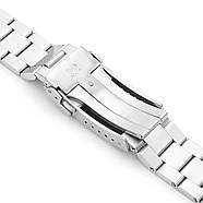 Браслет MILTAT Seiko King Samurai 22mm Hexad SRPE33, 316L Stainless Steel Brushed V-Clasp, фото 8
