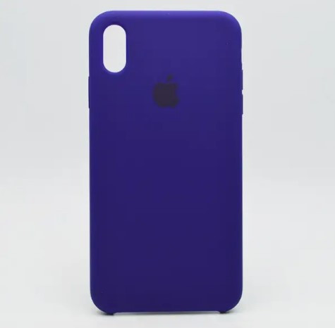 Чохол накладка Silicon Case для iPhone Xs Max Violet, фото 1