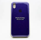 Чохол накладка Silicon Case для iPhone Xs Max Violet, фото 2