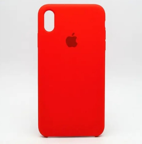 Чохол накладка Silicon Case для iPhone Xs Max Red, фото 1