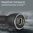 Автомобільний зарядний пристрій Promate PowerDrive-120 W 2xUSB-C, USB-A Black (powerdrive-120.black), фото 7