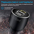 Автомобільний зарядний пристрій Promate PowerDrive-120 W 2xUSB-C, USB-A Black (powerdrive-120.black), фото 9