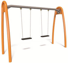 Гойдалка подвійна на металевих стійках SiverSport KID3006