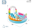 Дитячий ігровий цент басейн на 165 л Intex 57144 "CANDY FUN" з гіркою, фото 8