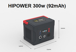 Портативна зарядна паверстанція HIPOWER (92000mAh) 300W Portable powerstation