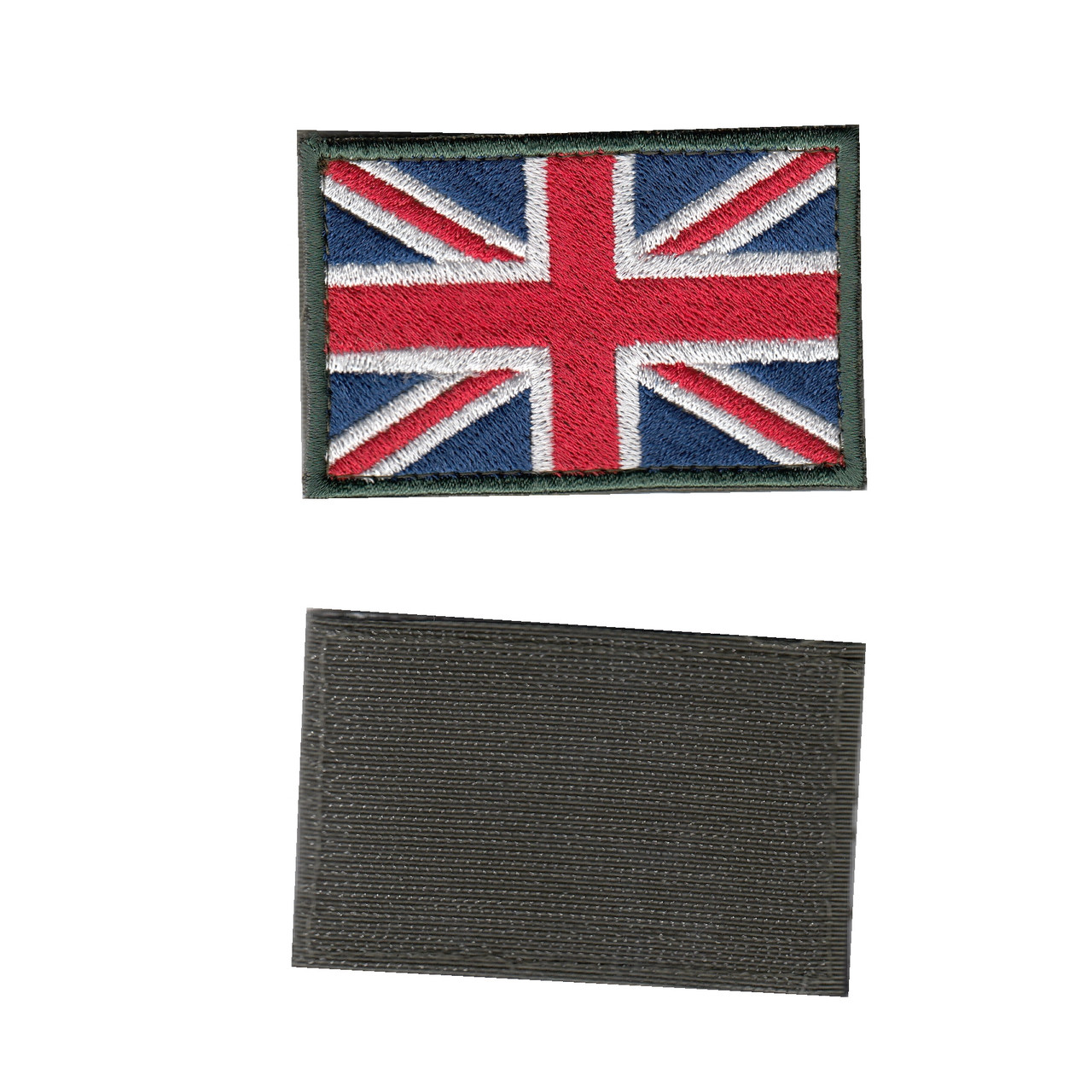 Шеврон ЗСУ, військовий / армійський, британський прапор, на липучці,  5  см * 8 см