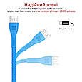 Кабель Promate PowerBeam-M USB - microUSB 1.2 м Blue (powerbeam-m.blue), фото 4