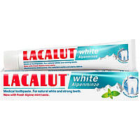 Lacalut White Альпійська м'ята, паста зубна, 75 мл