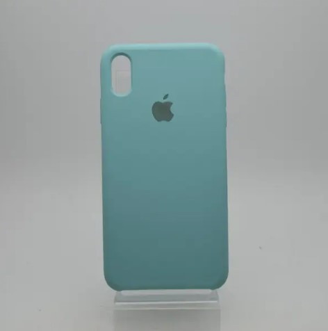 Чохол накладка Silicon Case для iPhone Xs Max Sea Blue, фото 1