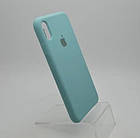 Чохол накладка Silicon Case для iPhone Xs Max Sea Blue, фото 2