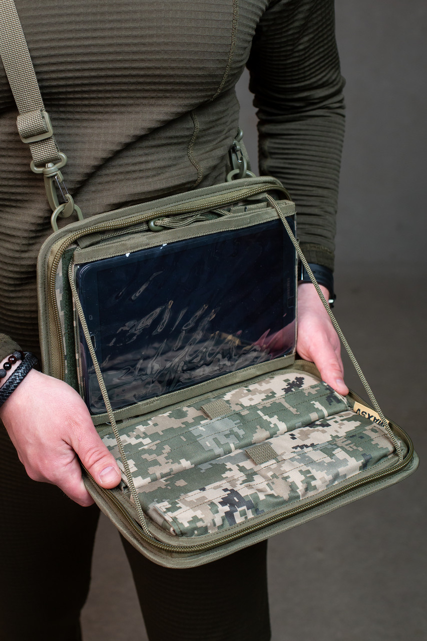 Чохол для планшета тактичний NEXT MAX-SV УКР ПИКСЕЛЬ 10 дюймів посилений із додатковою панеллю — 4114-1