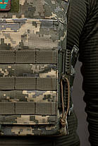 Плитоноска зі швидким скиданням MAX-SV чохол для бронепластин PLATE CARRIER укр піксель — 4103-5, фото 4