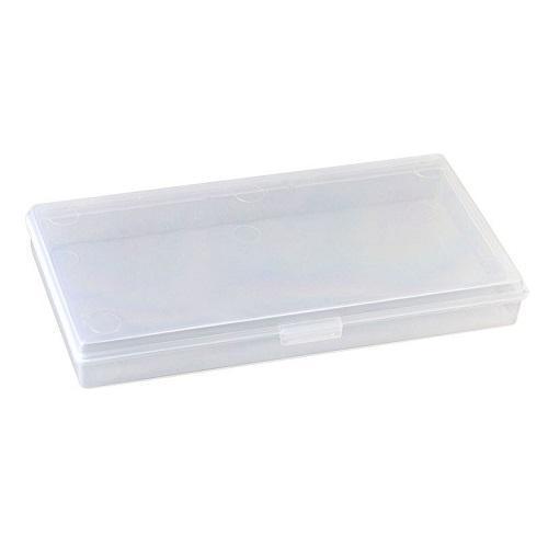 Коробка органайзер кейс для снастей бісеру 145x75x15мм без осередків, пластиковий, без перегородок