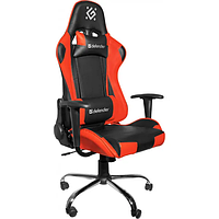 Игровое полиуретановое кресло Defender Azgard (Черно-красное)