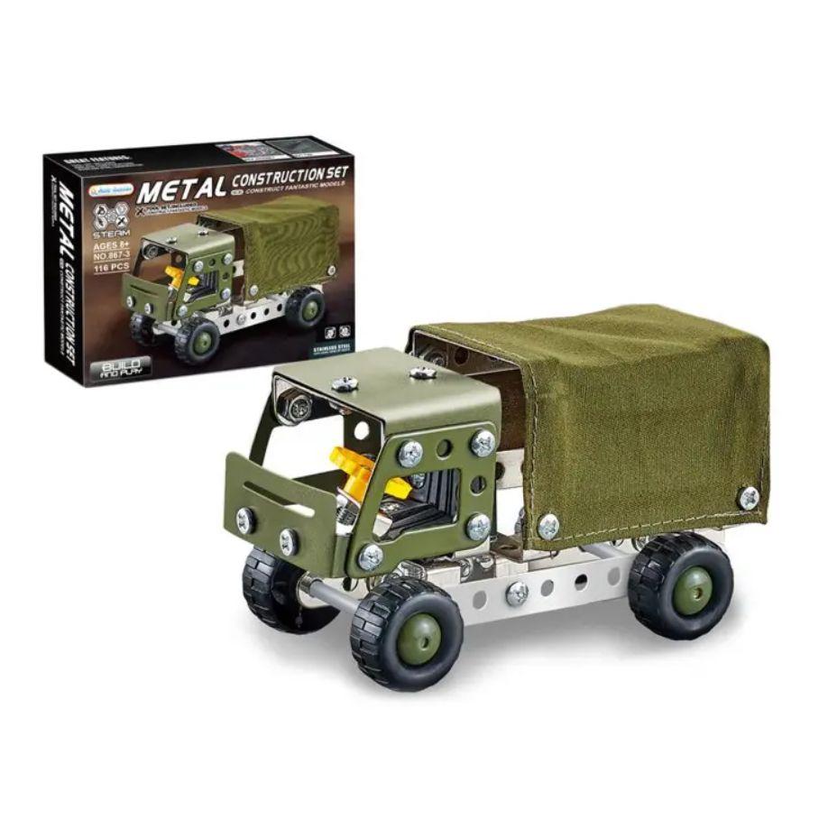 Конструктор металевий "АРТІЛЕРІЯ", 116 деталей 867-3, фото 1