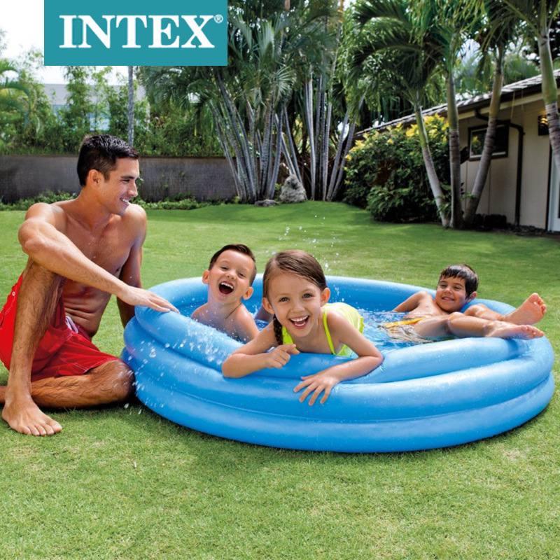 Дитячий надувний басейн Intex 59416 на 160л "Кристал"