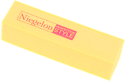 Бафик шліфувально Niegelon жовтий 4 х сторонній 100*100