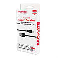 Кабель Promate MicroCord-2 USB-microUSB 2А 2 м Black (microcord-2.black), фото 7