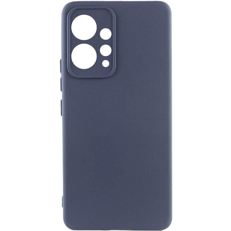 Чохол Silicone Cover Lakshmi Full Camera (AA) для Xiaomi Redmi Note 12 4G | Мікрофібра Синій / Midnight Blue, фото 1
