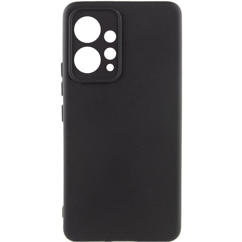 Чохол Silicone Cover Lakshmi Full Camera (AA) для Xiaomi Redmi Note 12 4G | Мікрофібра Чорний / Black, фото 1