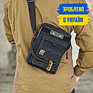 Чоловіча чорна сумка месенджер JACK 2 через плече А, фото 3