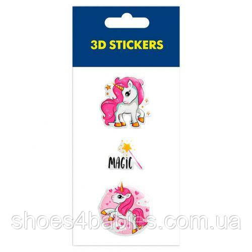 Набір 3D стикерів "Magic unicorn" (1 аркуш)