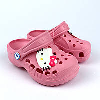 Детские розовые кроксы Crocs тм Виталия