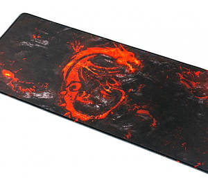 Килимок для миші ігровий 700*300*3мм TRY MM-1002 тканинний Mortal Combat чорний