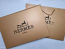 Постільна білизна Hermes жовтогарячого кольору з фірмовим малюнком, фото 7