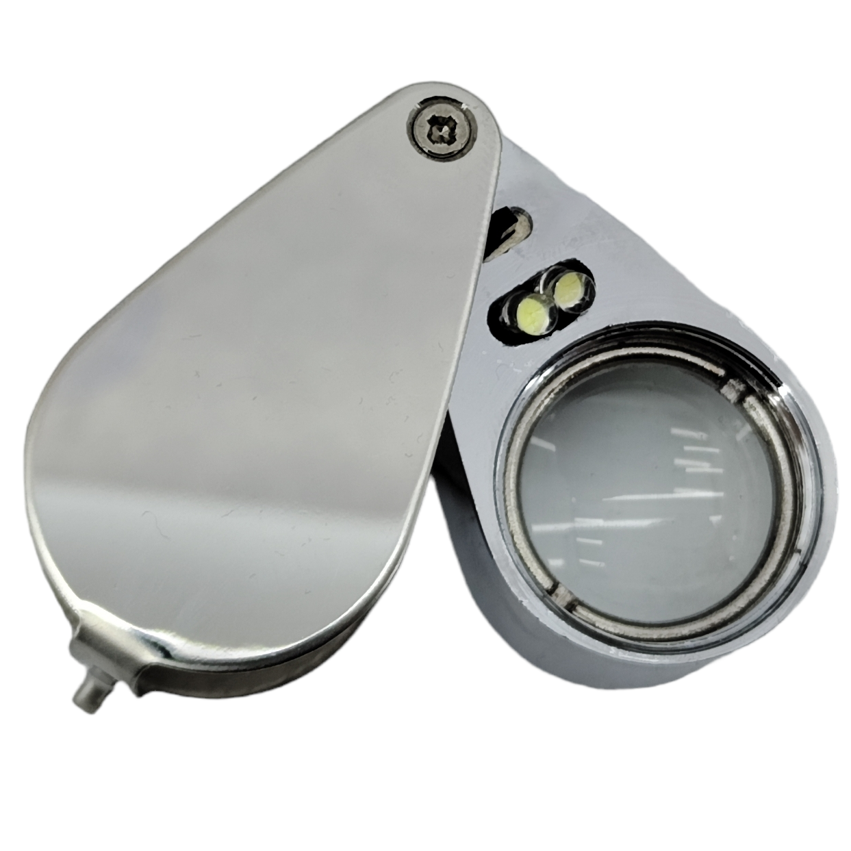 Лупа ювелирная 20X Magnifier MG21007, линза 20 мм c LED подсветкой - фото 3 - id-p1517195639
