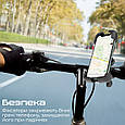 Велосипедний тримач для телефону Promate BikeMount Black (bikemount.black), фото 6