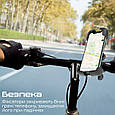 Велосипедний тримач для телефону Promate BikeMount Black (bikemount.black), фото 6