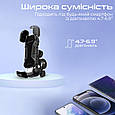 Велосипедний тримач для телефону Promate BikeMount Black (bikemount.black), фото 7