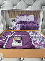 Летний комплект постельного белья , ранфорс , евро размер FIRST CLASS , Турция
