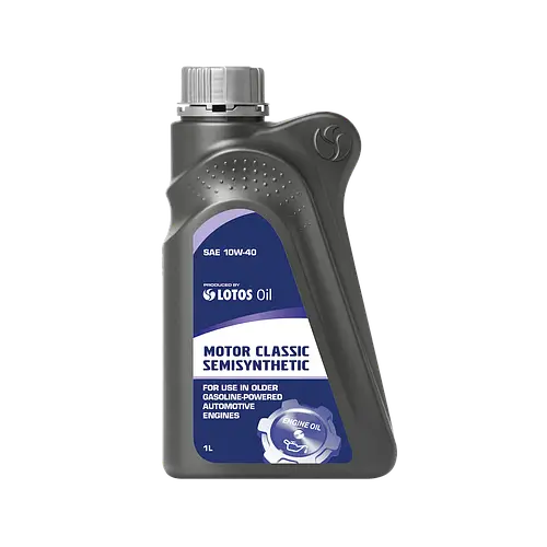 Напівсинтетична моторна олива LOTOS 10w40 MOTOR CLASSIC Semisynthetic SG/CE, A3/B4 (1 л), фото 1