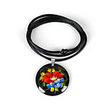 Кулон у Петриковському стилі Сапфір БК-01 мал. 041