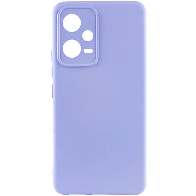 Чехол Silicone Cover Lakshmi Full Camera (A) для Xiaomi Poco X5 5G / Redmi Note 12 5G Full camera, Бузковий / Dasheen